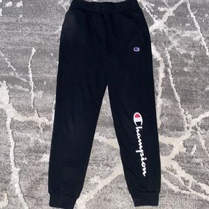 Black Champion Pants (Size Medium Kids)